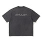 AMULET VIRTUAL WASHED TEE LT GREY