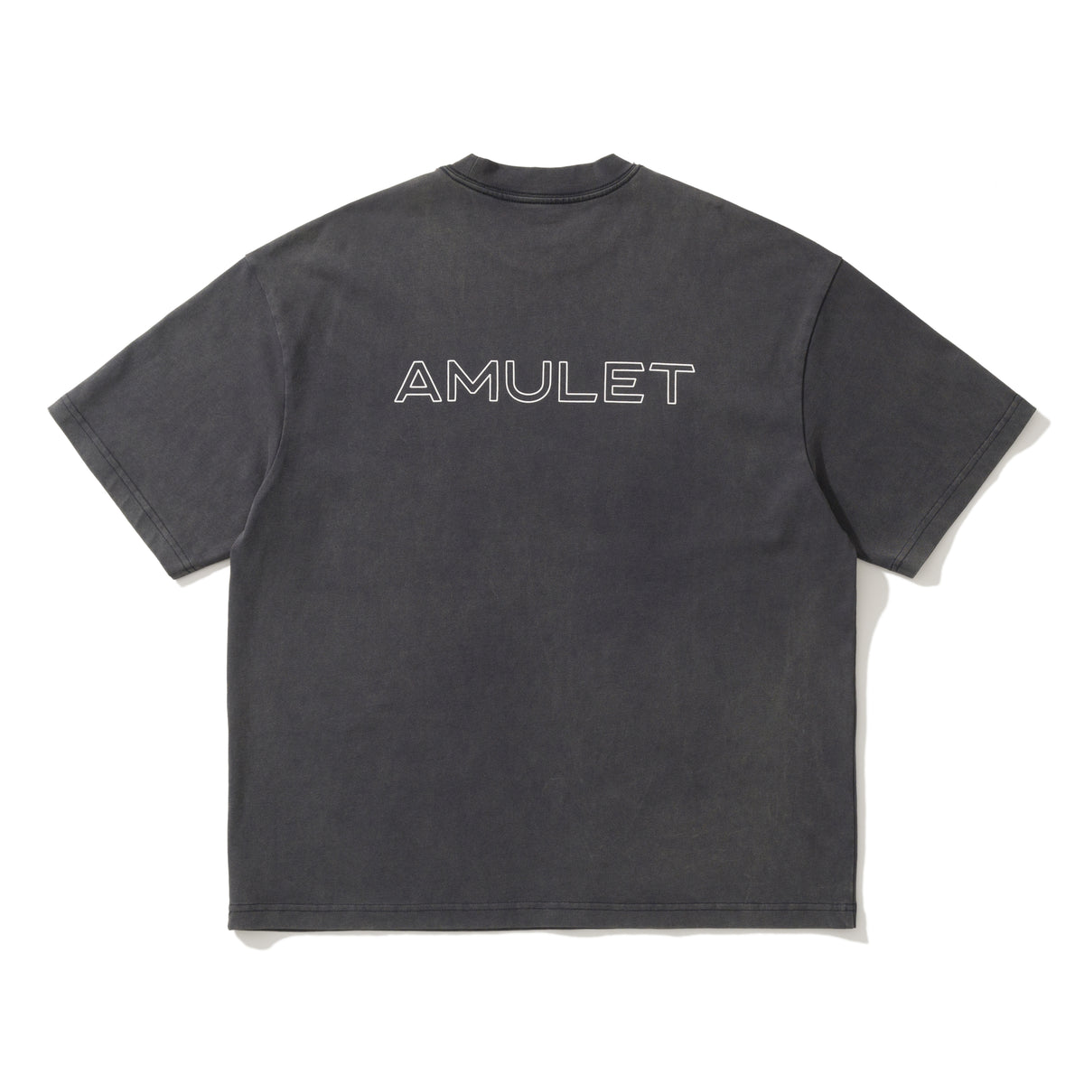 AMULET VIRTUAL WASHED TEE LT GREY