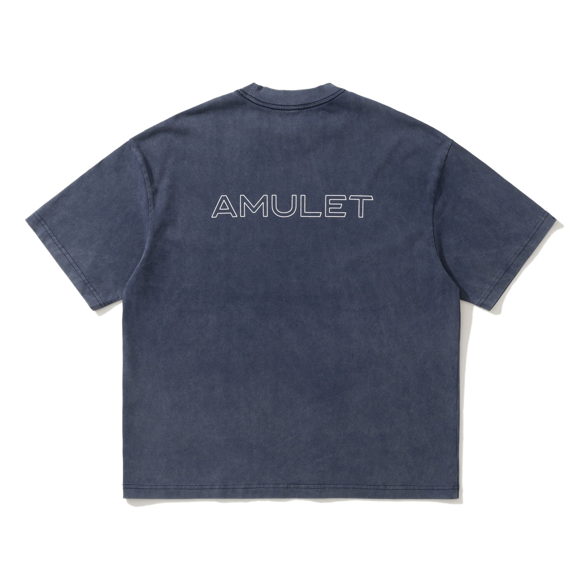 AMULET VIRTUAL WASHED TEE LT GREY