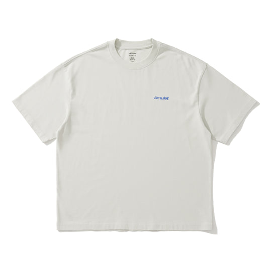 AMULET  DAILY ESSENTIALS LOGO TEE/ DIRTY WHITE