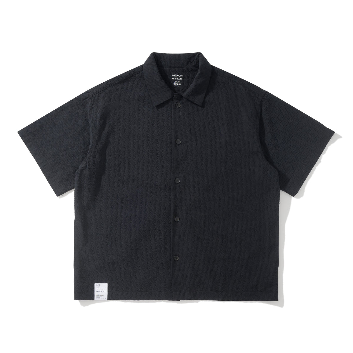 AMULET PALM SHIRT BLACK