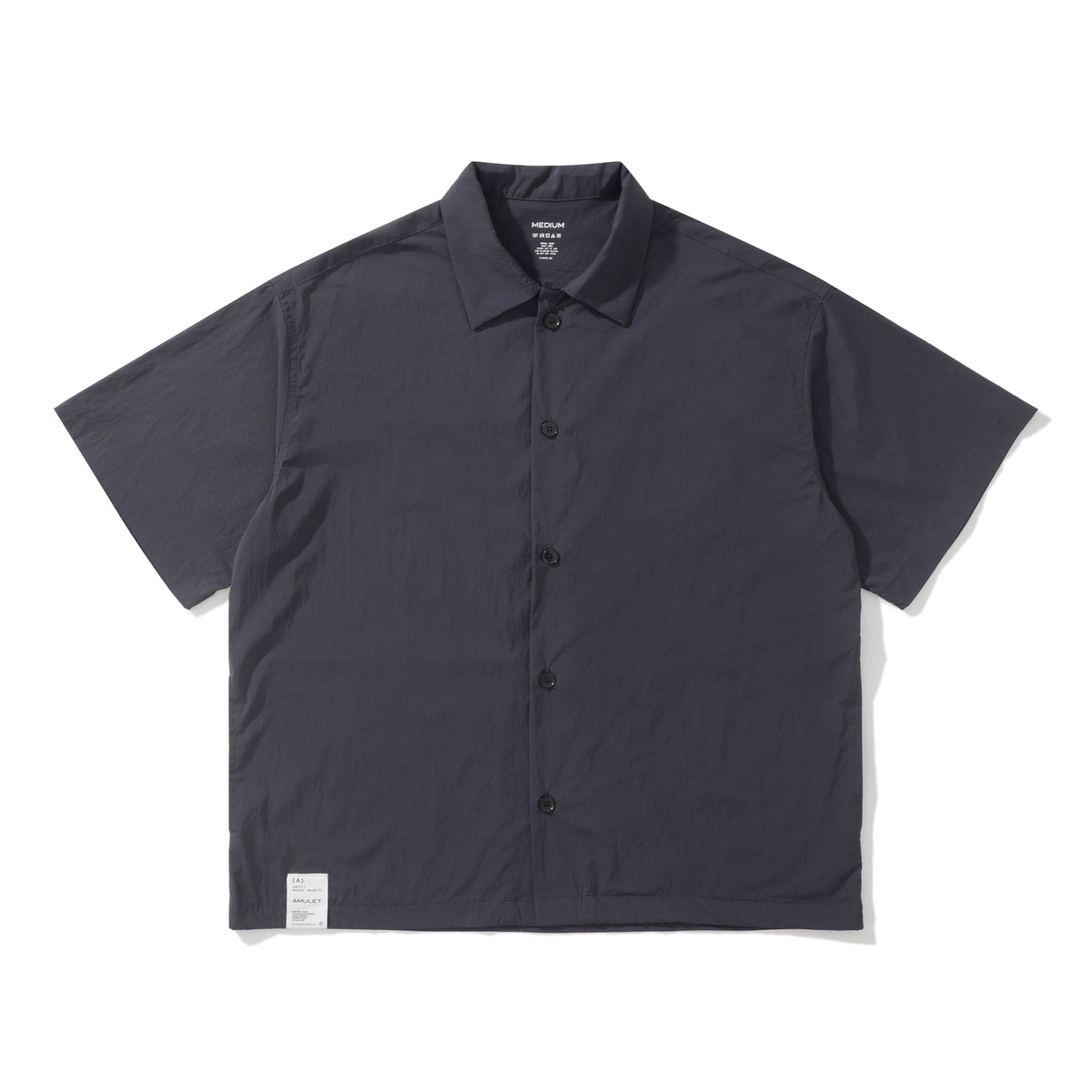 AMULET PALM SHIRT BLACK