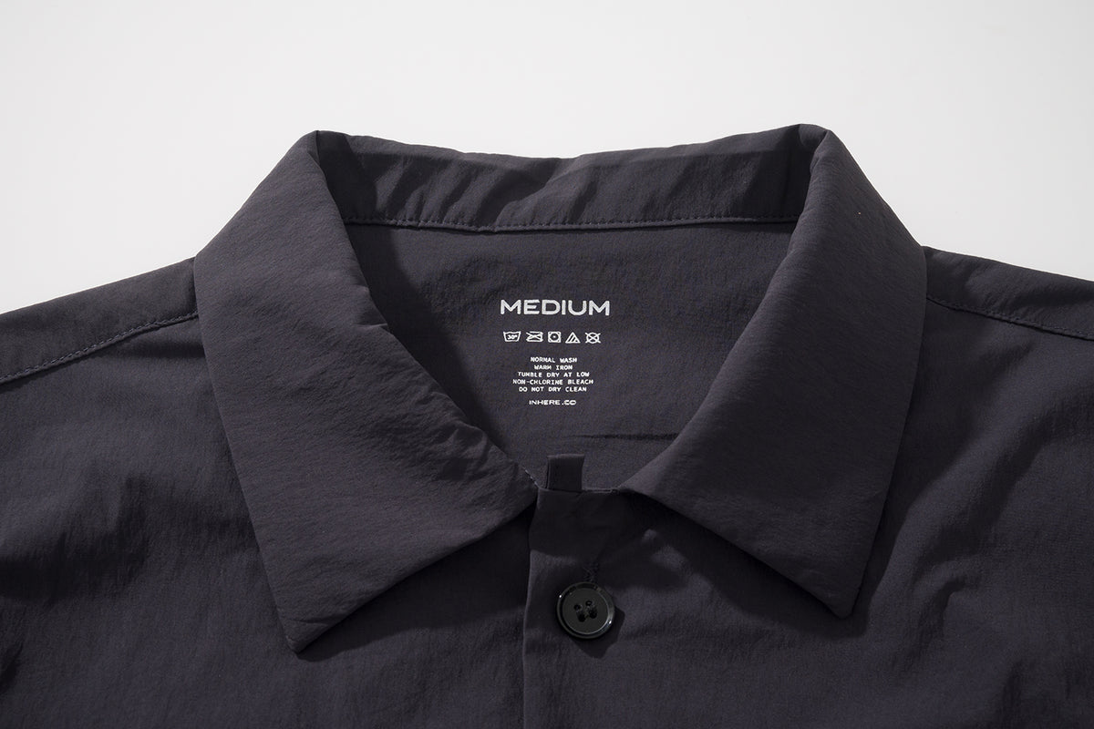 AMULET PALM SHIRT BLACK