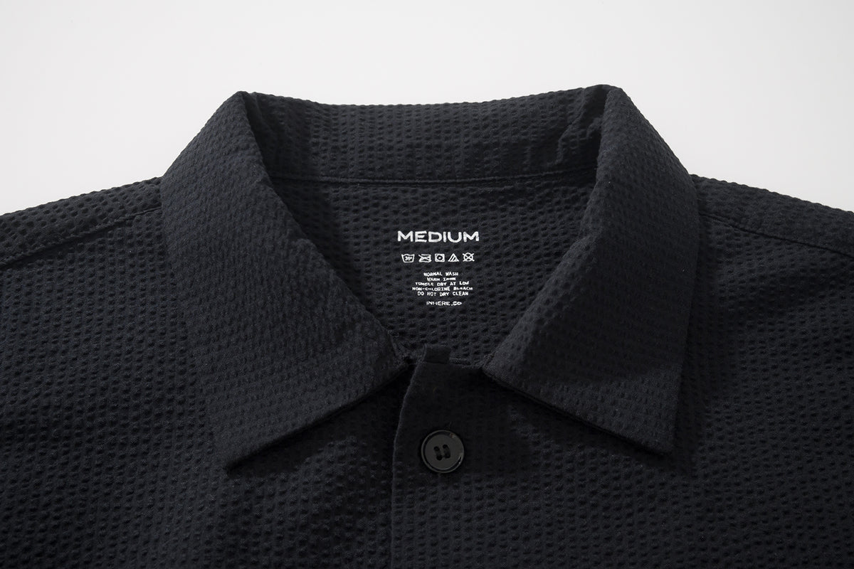 AMULET PALM SHIRT BLACK