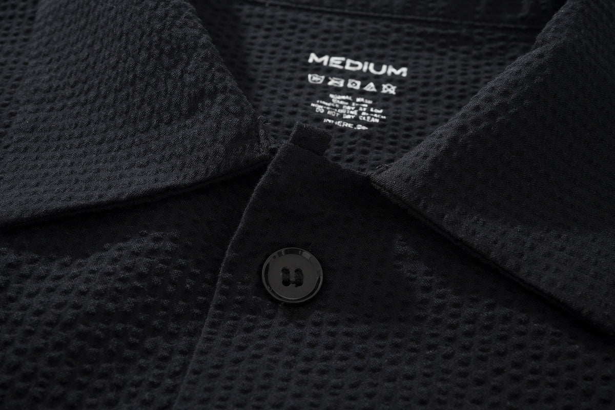 AMULET PALM SHIRT BLACK