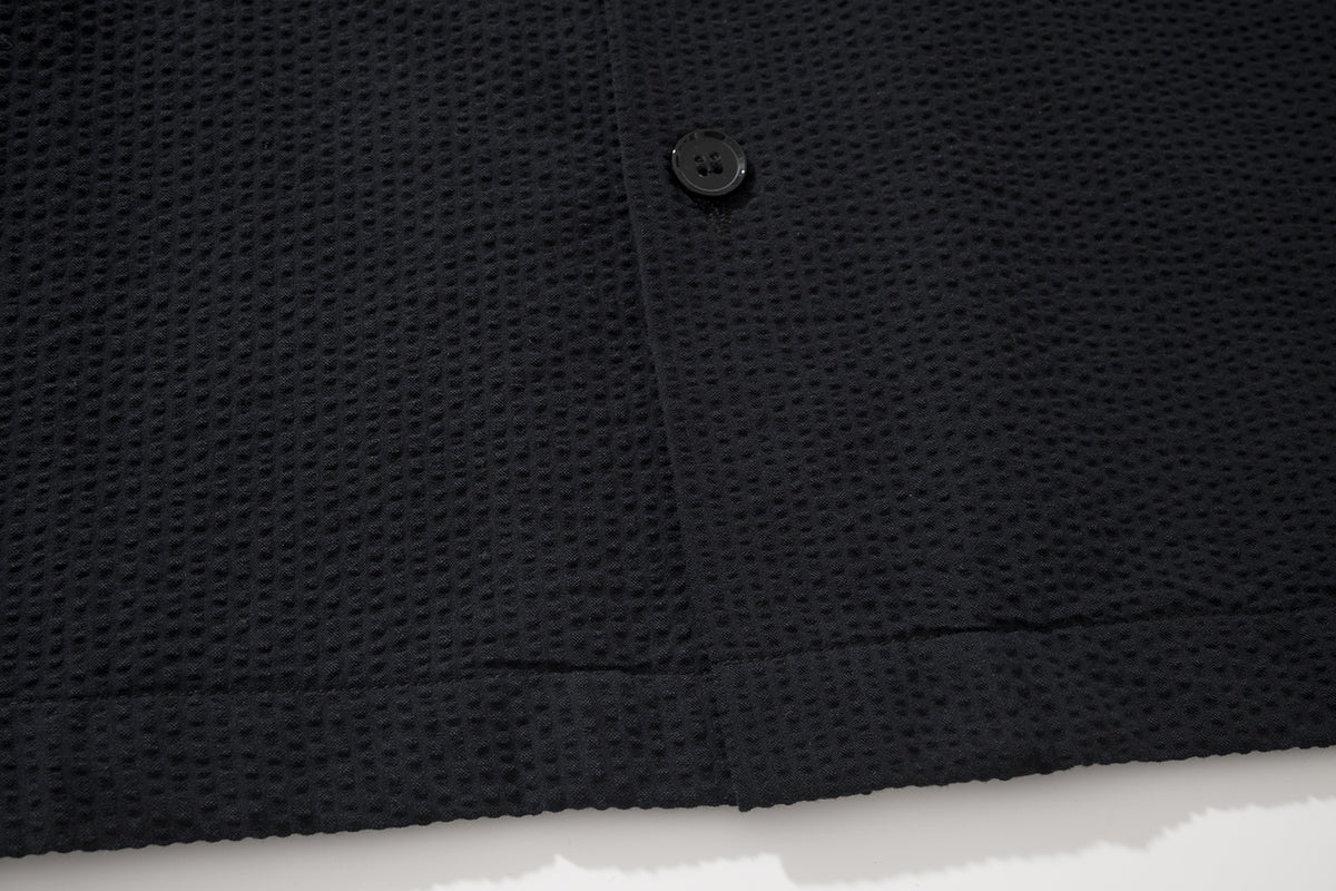 AMULET PALM SHIRT BLACK