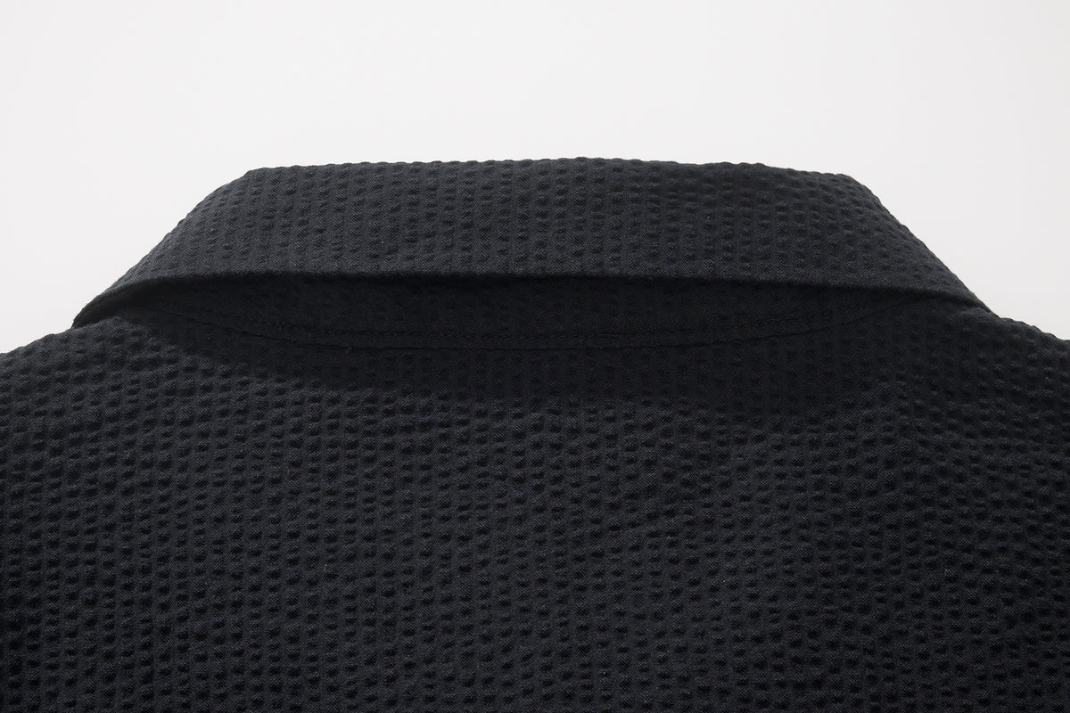 AMULET PALM SHIRT BLACK