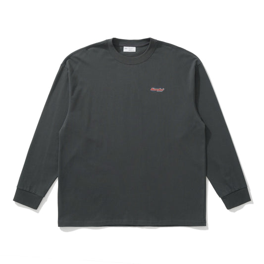 AMULET LOGO TRUCK TEE LS CHARCOAL