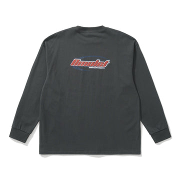 AMULET LOGO TRUCK TEE LS CHARCOAL