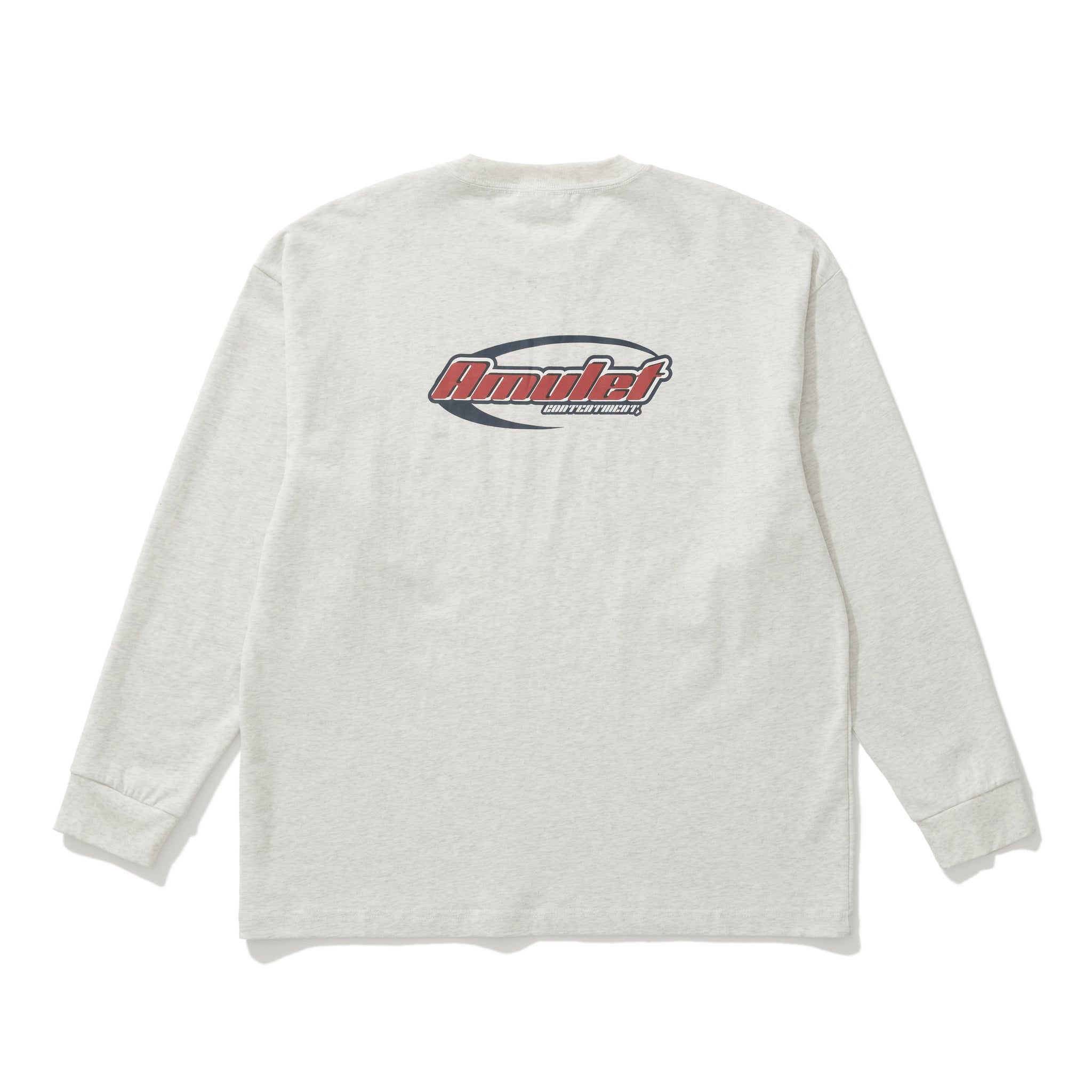 AMULET LOGO TRUCK TEE LS OATMEAL