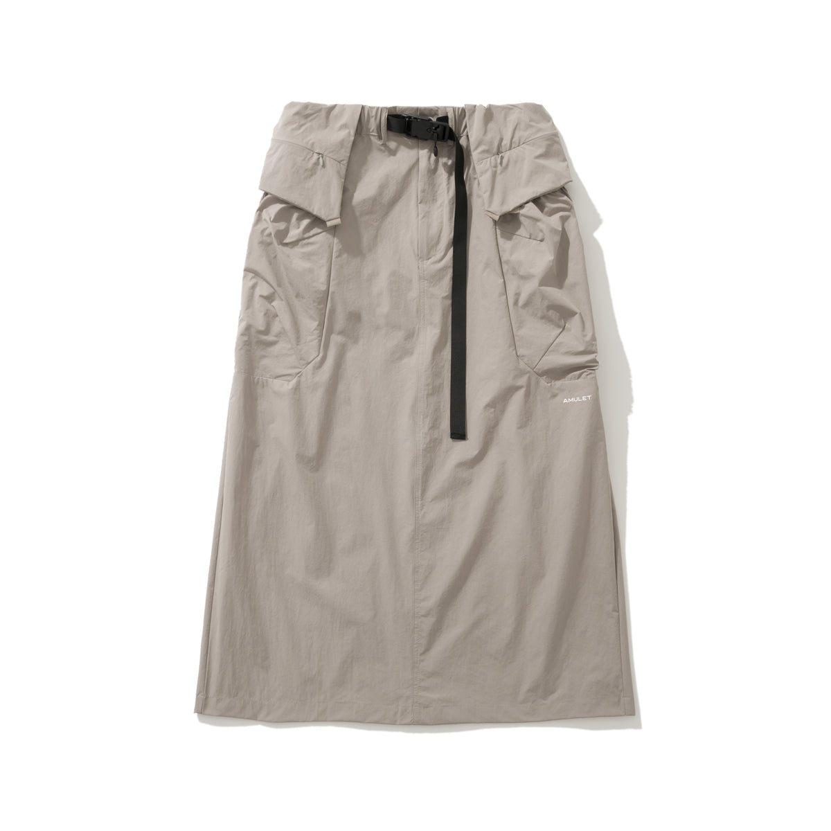 AMULET SIDE 3D POCKET SKIRT BEIGE