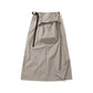 AMULET SIDE 3D POCKET SKIRT BEIGE