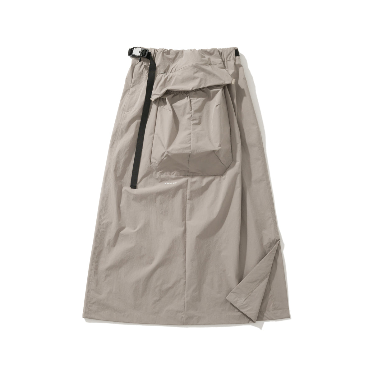 AMULET SIDE 3D POCKET SKIRT BEIGE