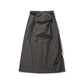 AMULET SIDE 3D POCKET SKIRT GREY