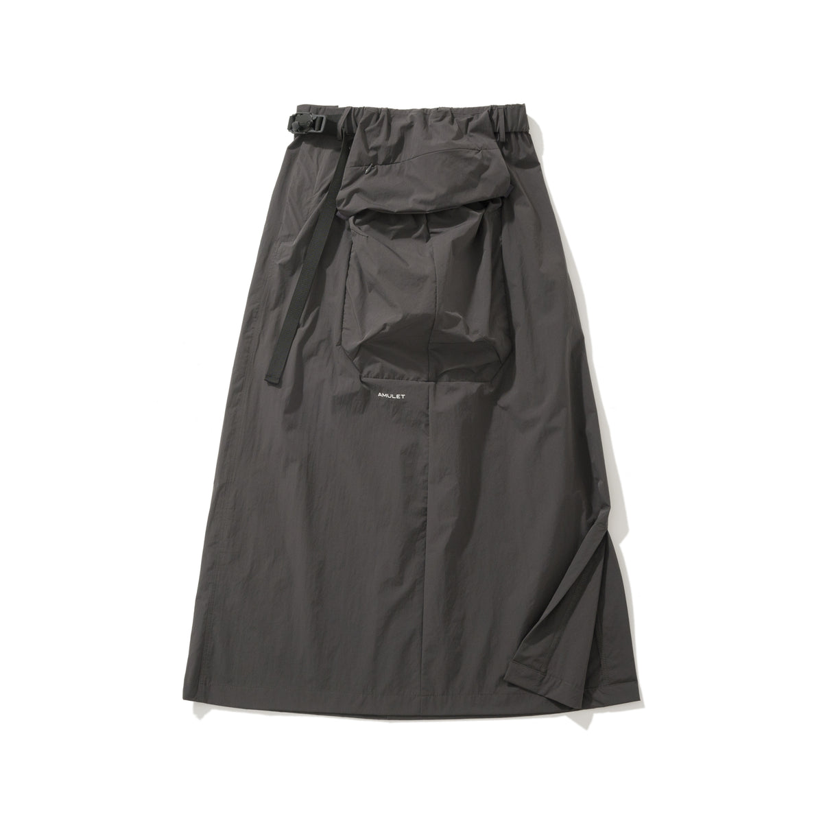 AMULET SIDE 3D POCKET SKIRT GREY