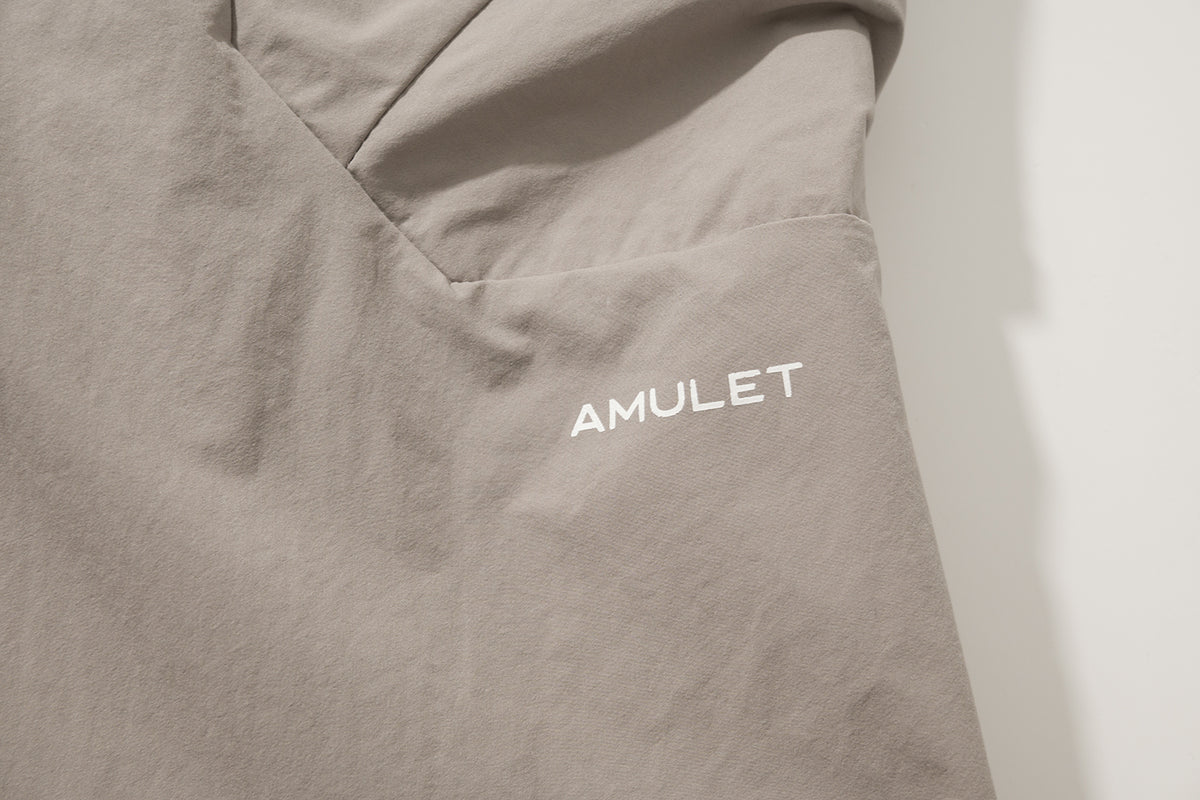 AMULET SIDE 3D POCKET SKIRT BEIGE