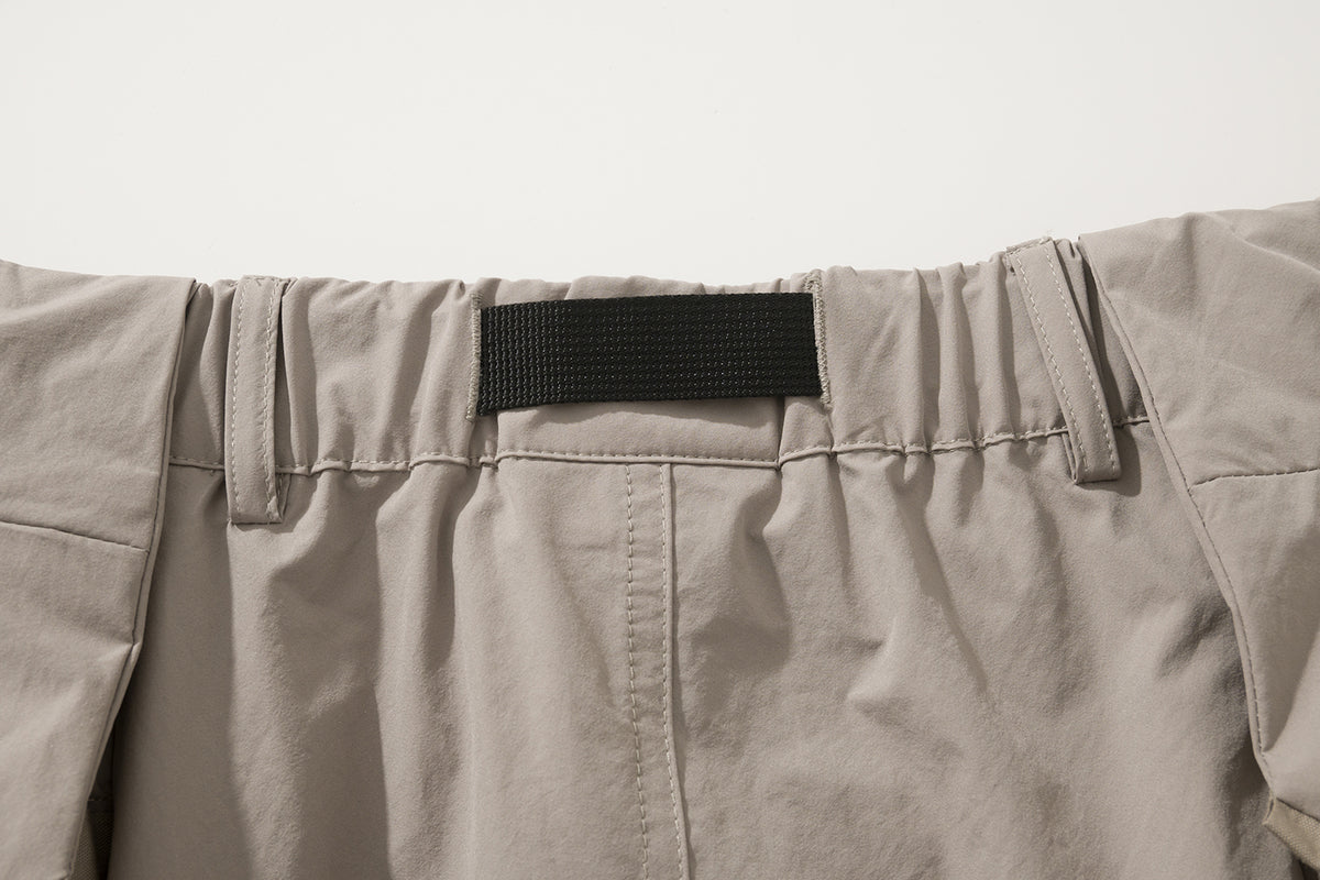 AMULET SIDE 3D POCKET SKIRT BEIGE