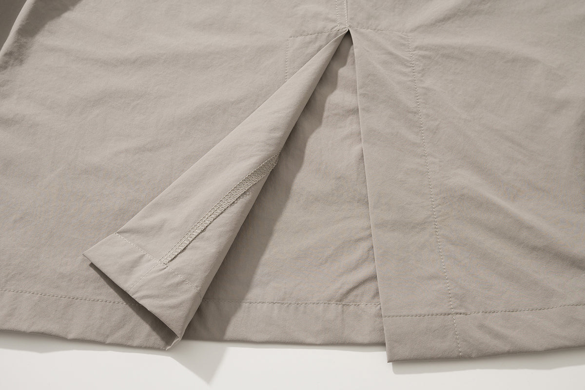 AMULET SIDE 3D POCKET SKIRT BEIGE