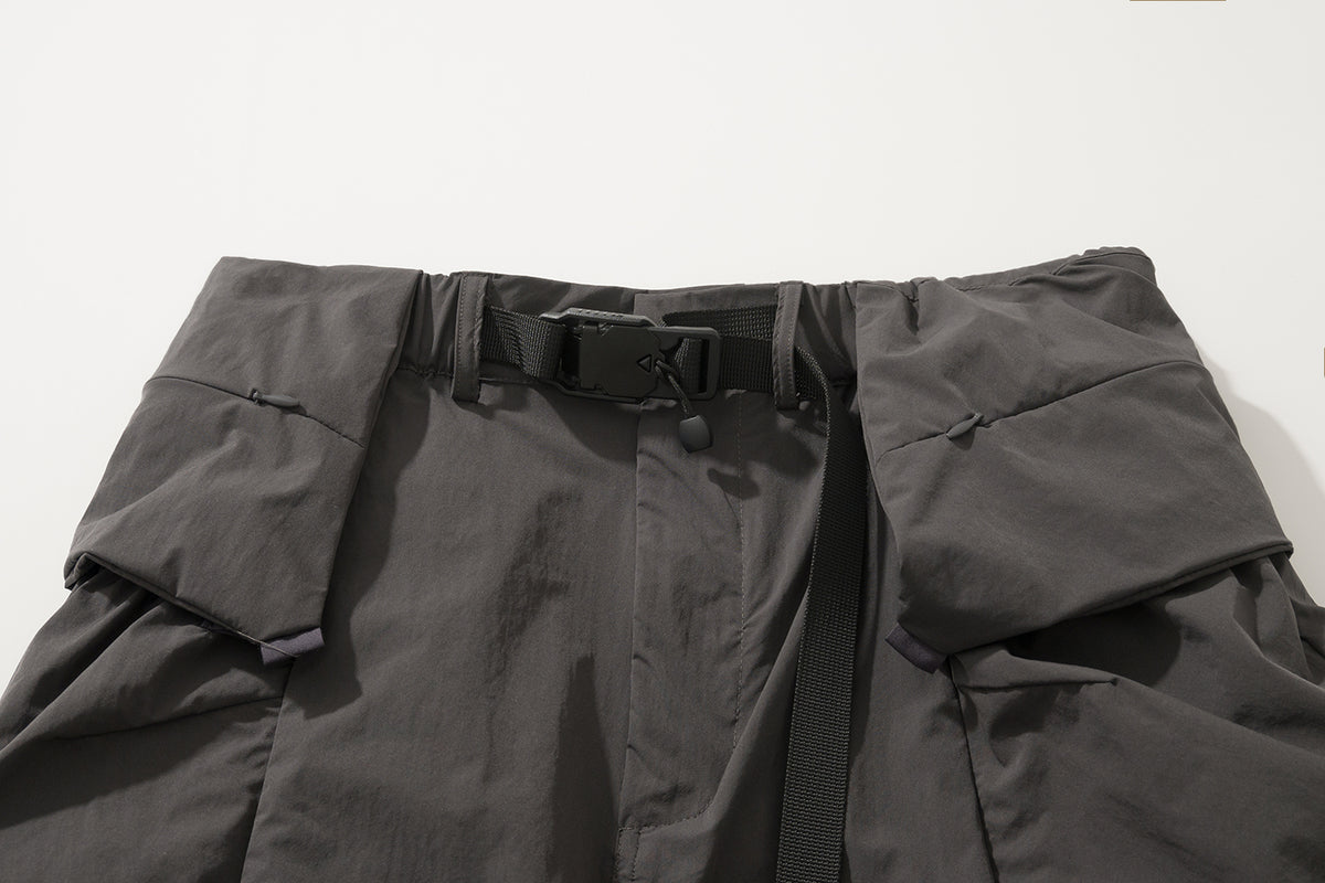 AMULET SIDE 3D POCKET SKIRT GREY