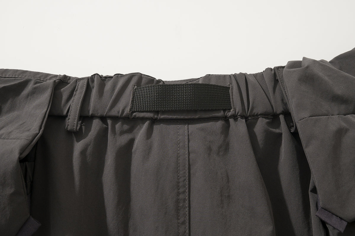 AMULET SIDE 3D POCKET SKIRT GREY