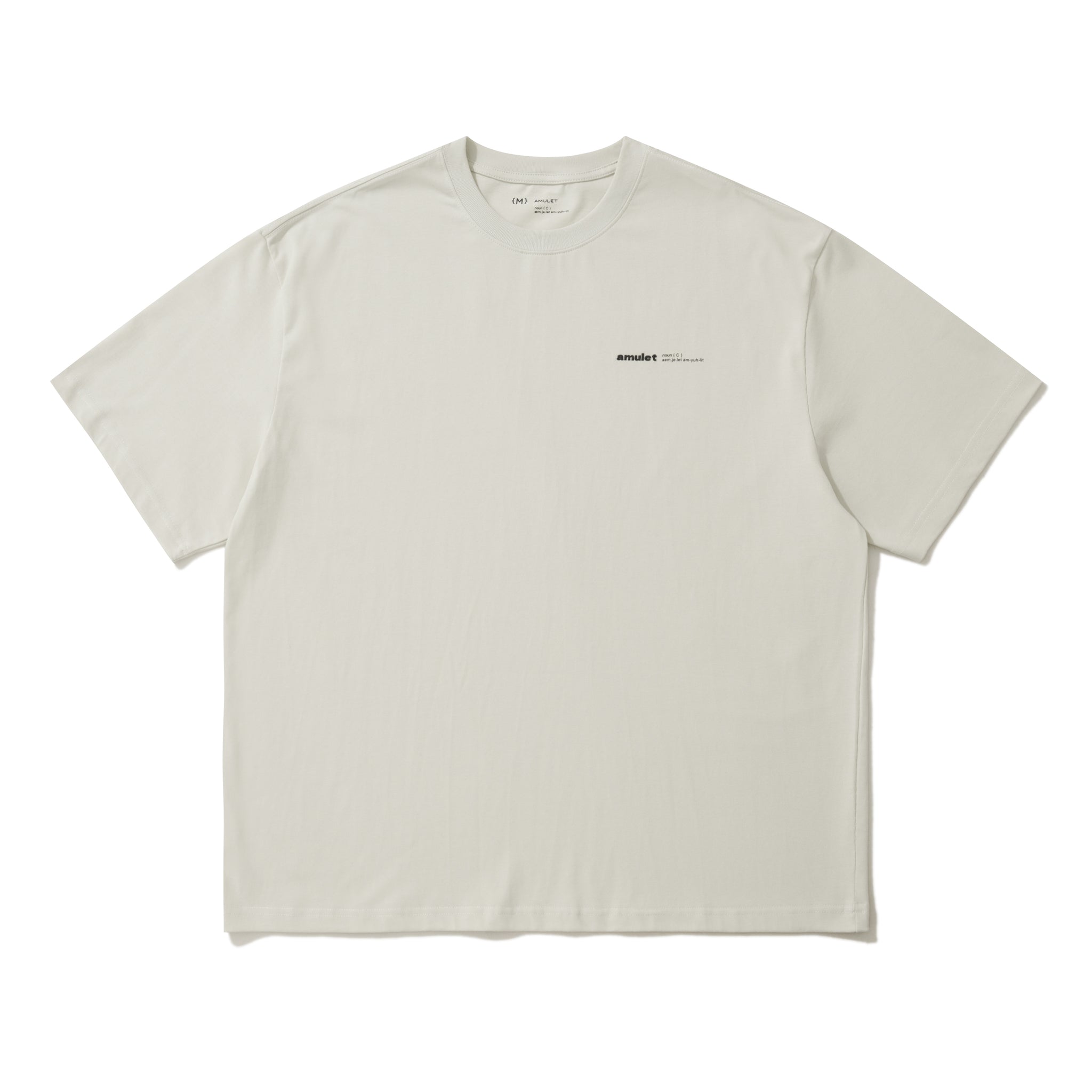 AMULET LOGO ESSENTIAL TEE DIRTY WHITE