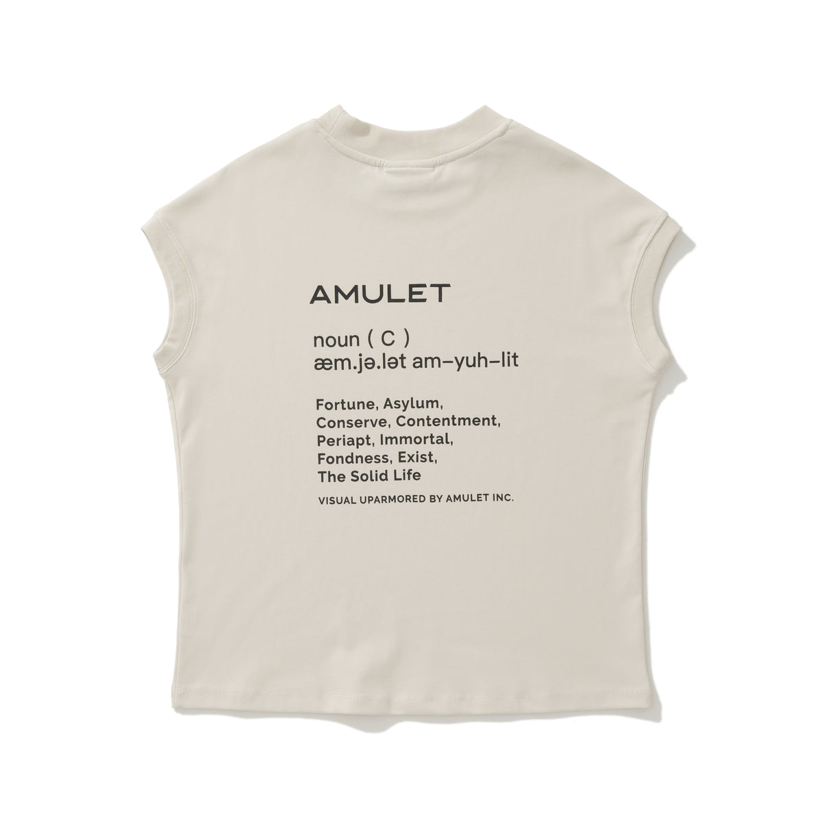 AMULET W INGREDIENTS TEE BLACK