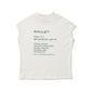 AMULET W INGREDIENTS TEE CHARCOAL