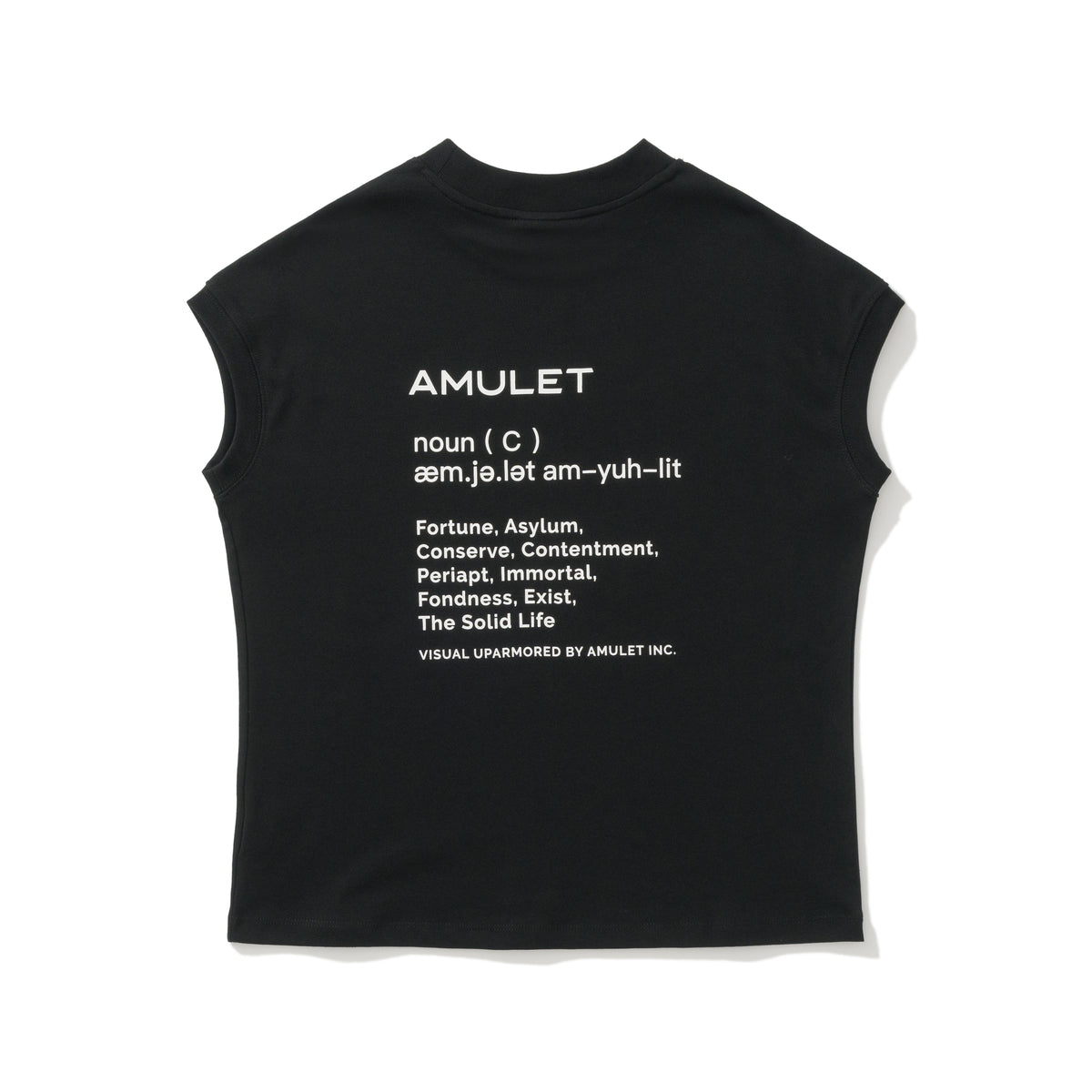 AMULET W INGREDIENTS TEE BLACK