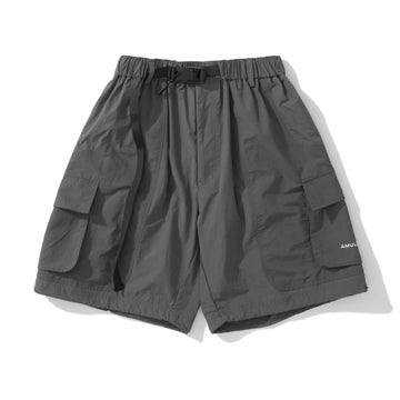 AMULET PATCHWORK POCKETS SHORTS GREY