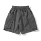AMULET PATCHWORK POCKETS SHORTS BLACK