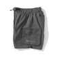AMULET PATCHWORK POCKETS SHORTS BLACK