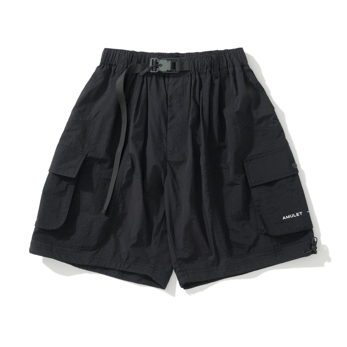 AMULET PATCHWORK POCKETS SHORTS GREY