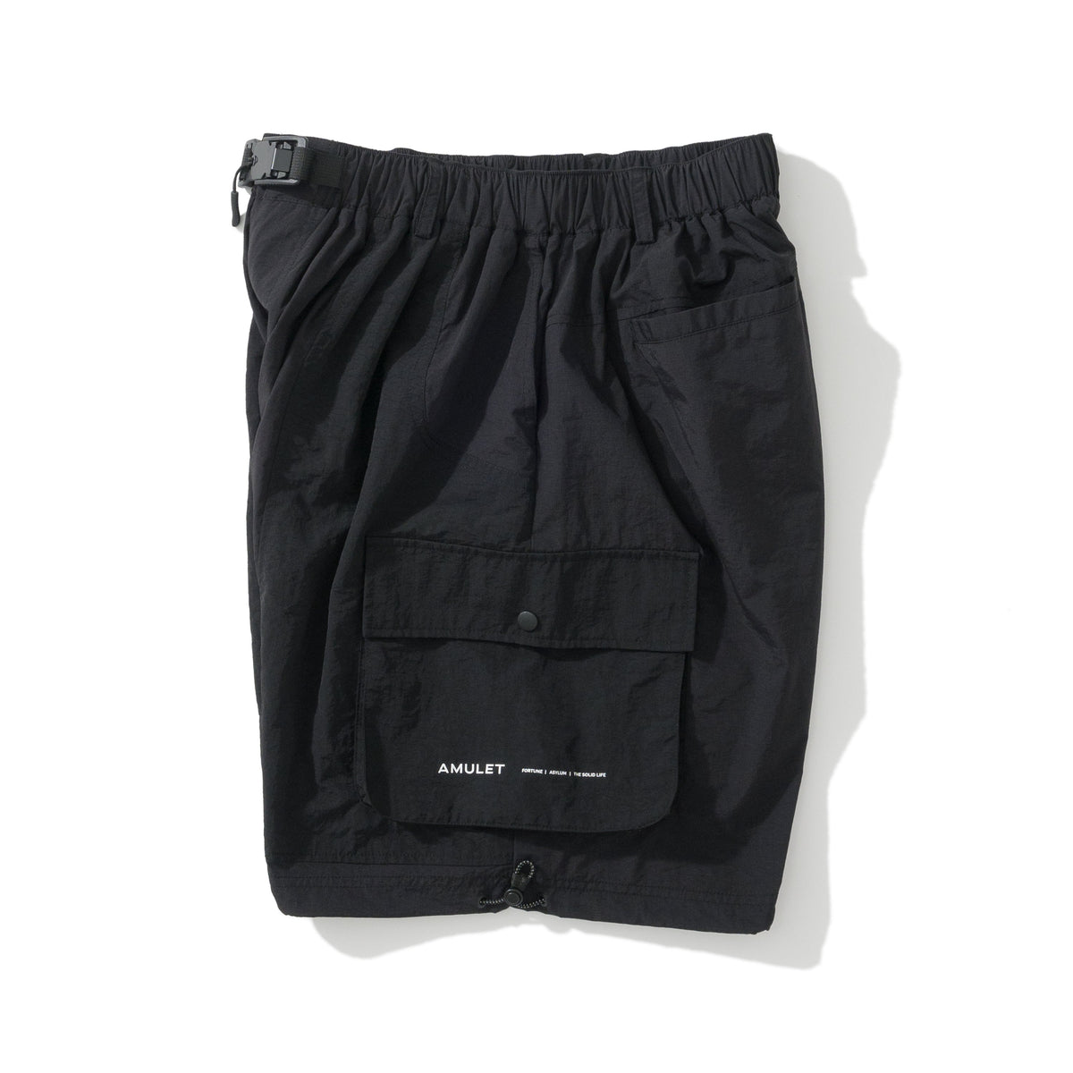 AMULET PATCHWORK POCKETS SHORTS GREY