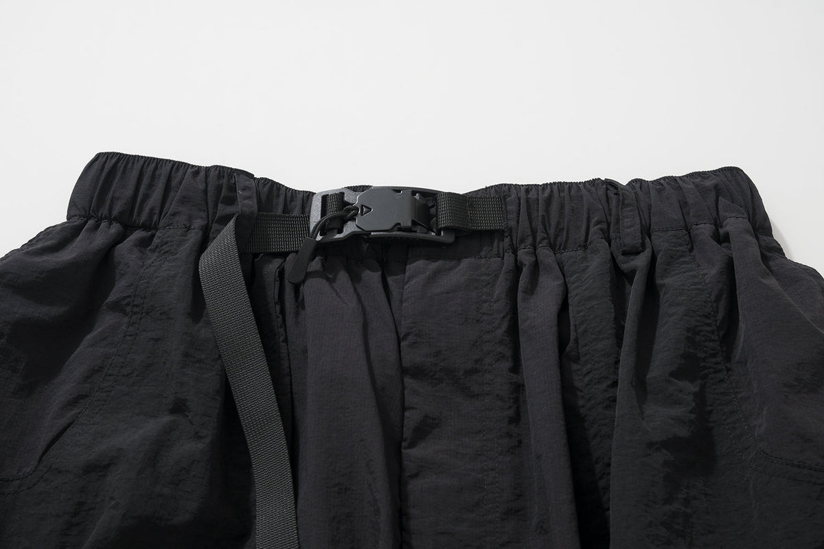 AMULET PATCHWORK POCKETS SHORTS GREY