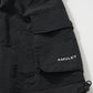 AMULET PATCHWORK POCKETS SHORTS BLACK