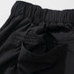 AMULET PATCHWORK POCKETS SHORTS BLACK