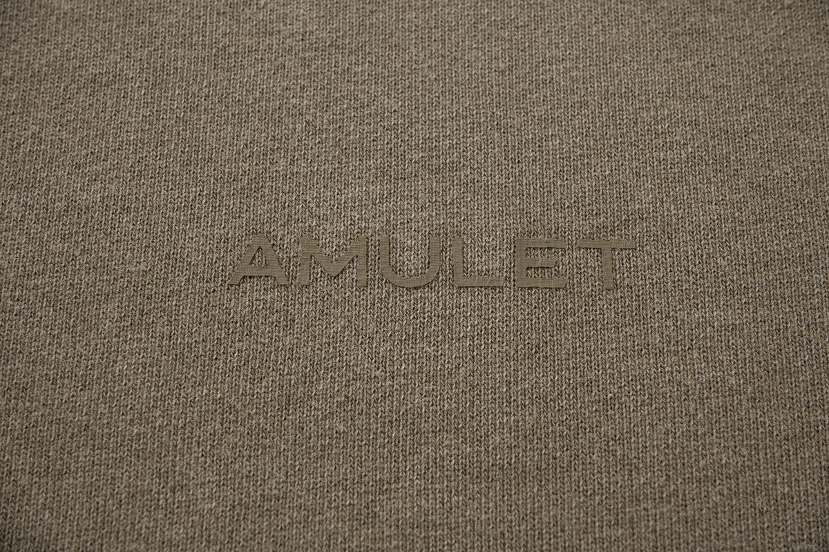 AMULET HEAVY WASHED CREWNECK BEIGE