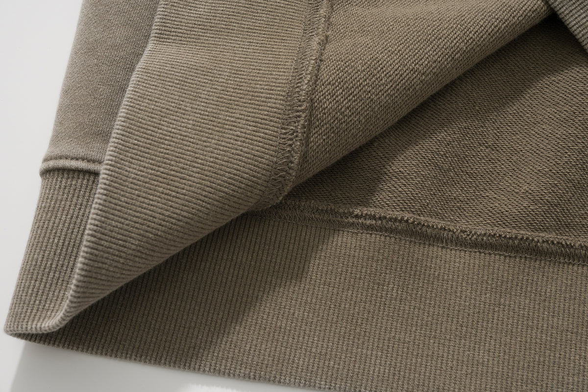 AMULET HEAVY WASHED CREWNECK BEIGE