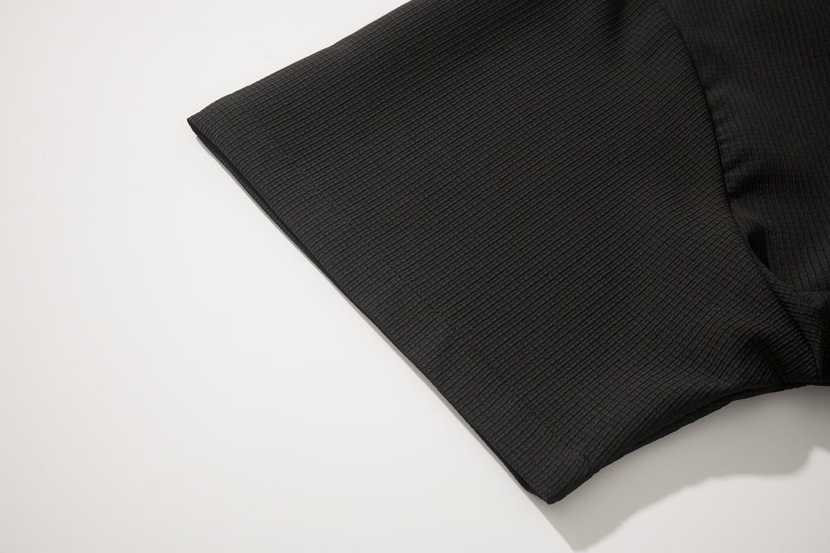 AMULET COOLNESS PORE FIBER TEE / BLACK