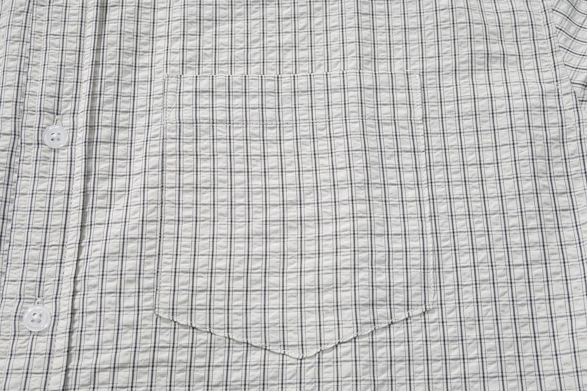 AMULET PLAID SHIRT BEIGE