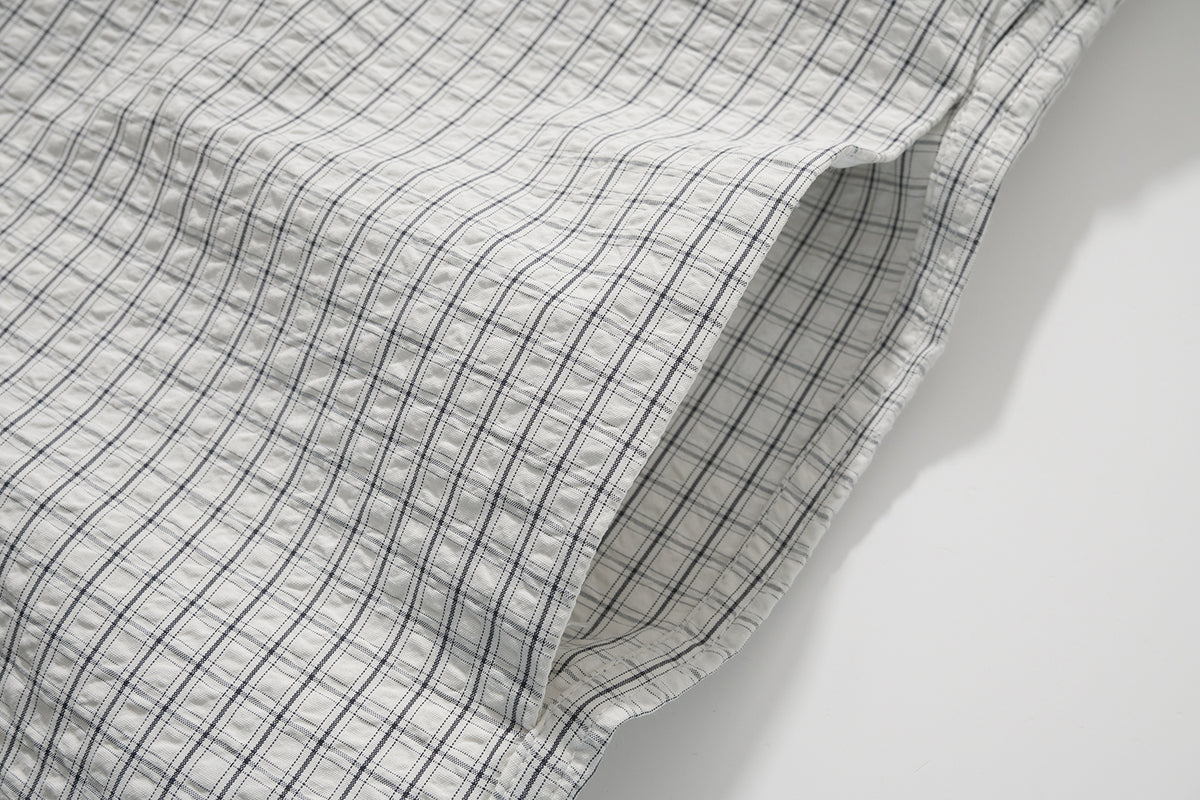 AMULET PLAID SHIRT BEIGE