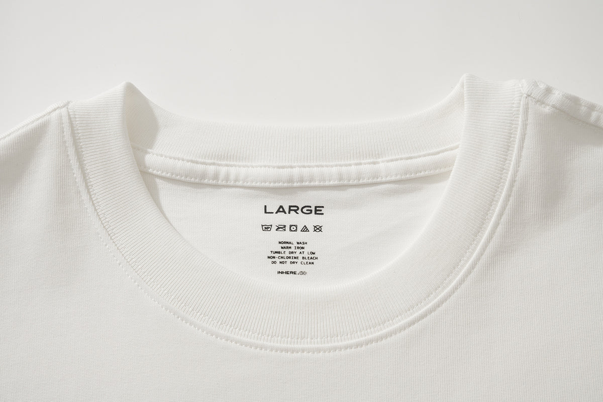 AMULET BASIC POCKET TEE WHITE