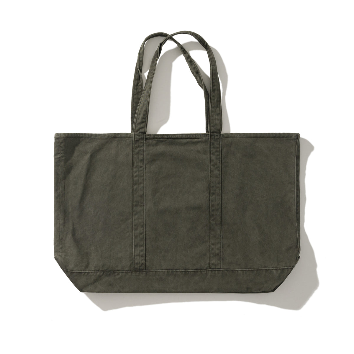 AMULET WASHED TOTE BAG / BROWN