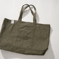 AMULET WASHED TOTE BAG / GREY