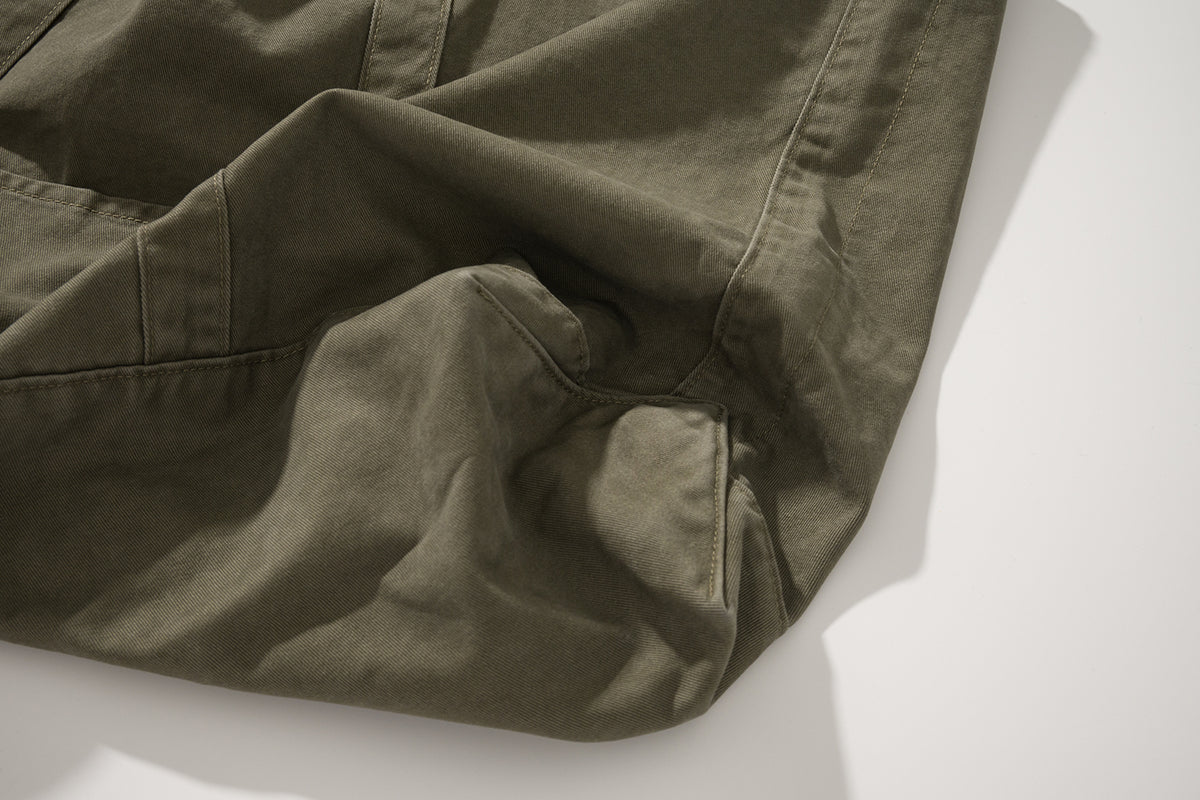 AMULET WASHED TOTE BAG / GREY