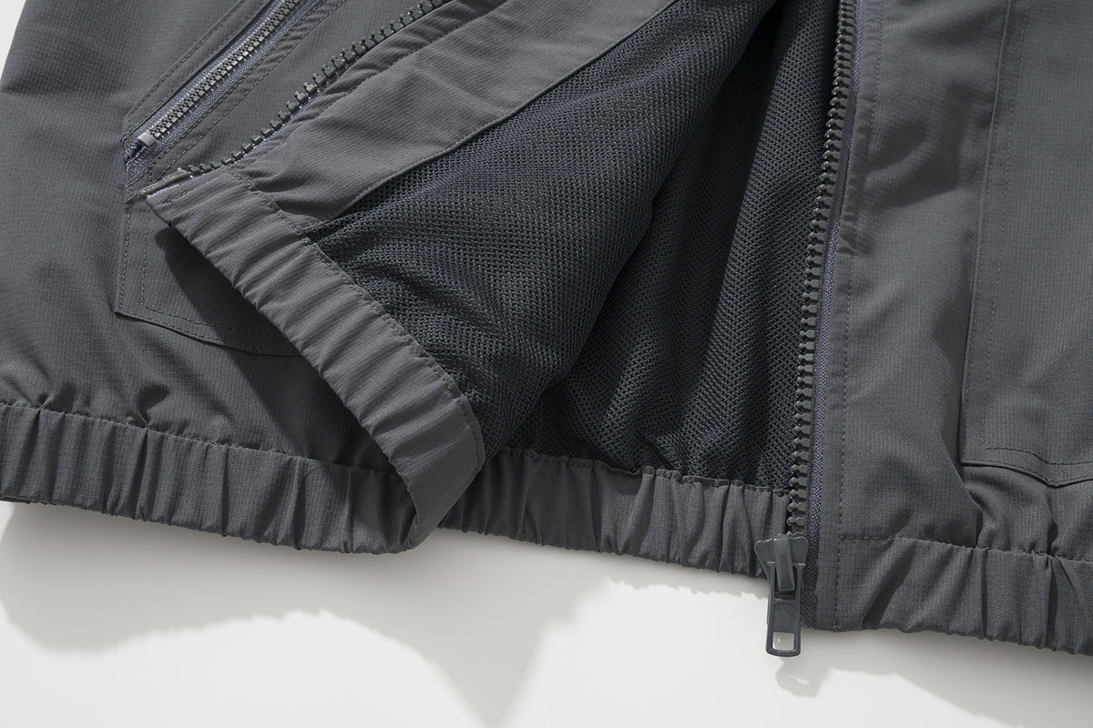 AMULET ZIPPER JACKET / BLACK