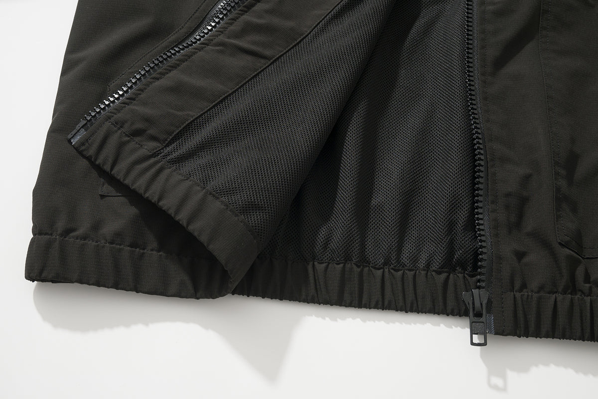 AMULET ZIPPER JACKET / BLACK