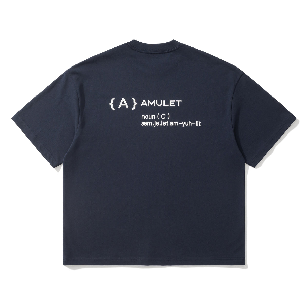 AMULET BASIC {A} TEE / NAVY