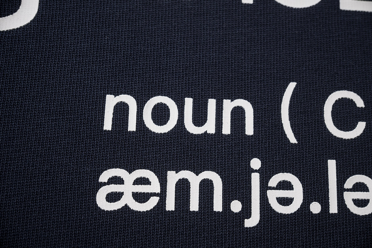 AMULET BASIC {A} TEE / NAVY