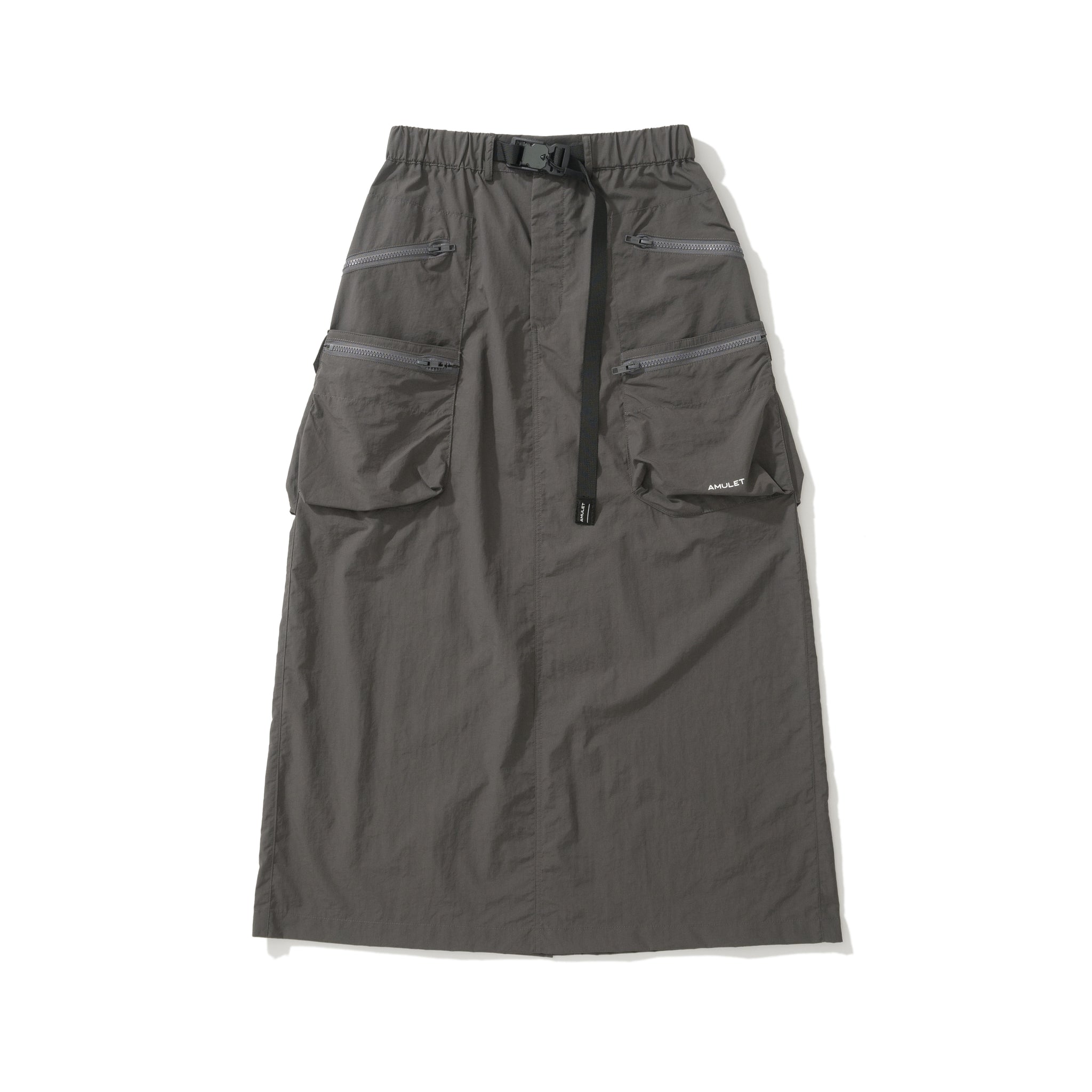 AMULET MULTI POCKET SKIRT GREY